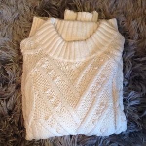 loft white sweater